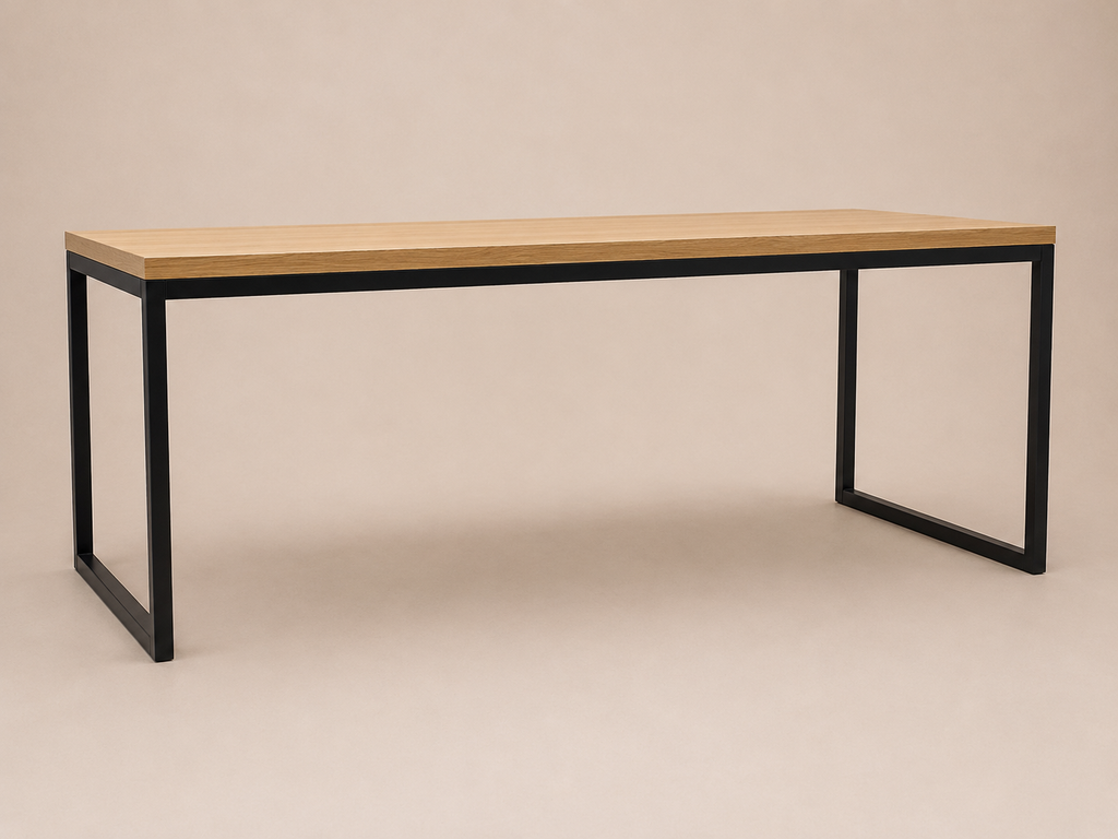 Urban Steel and Oak Coffee Table 1000