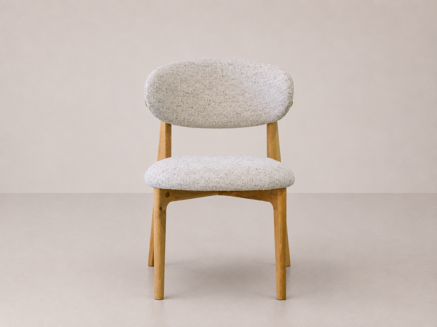 Luma Oak Dining Chair - Bergen Sandstone