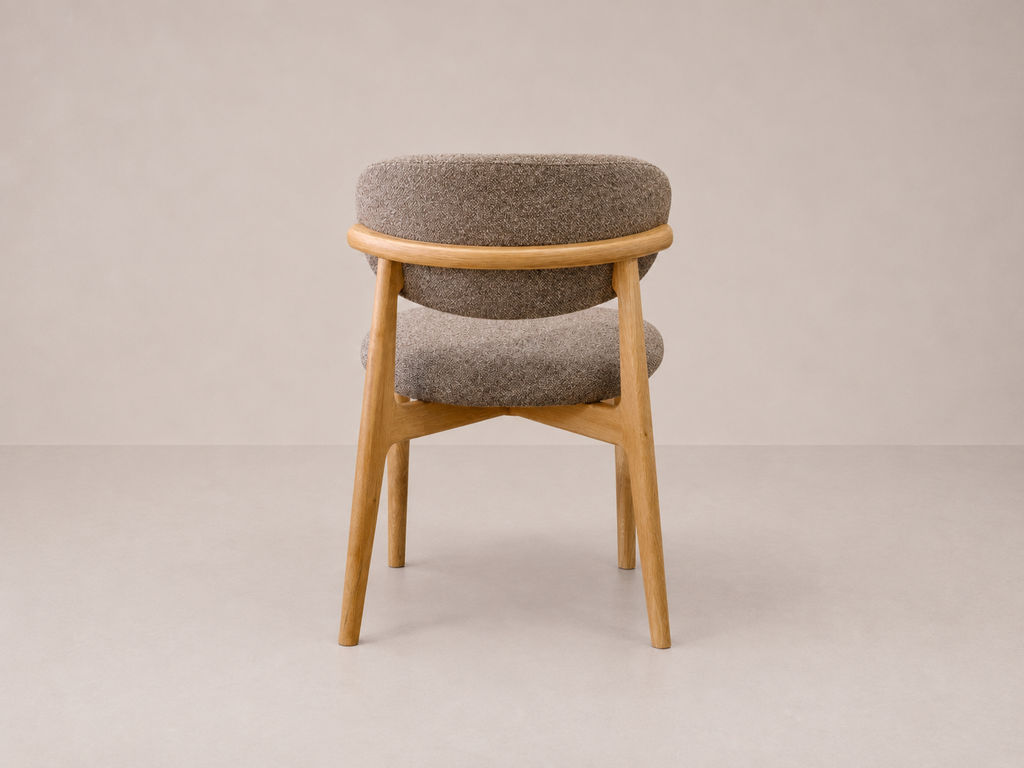 Luma Oak Dining Chair - Comet Bark