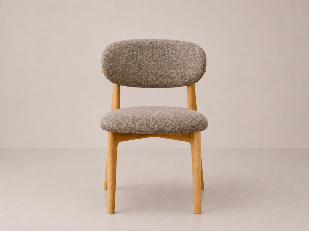 Luma Oak Dining Chair - Comet Bark
