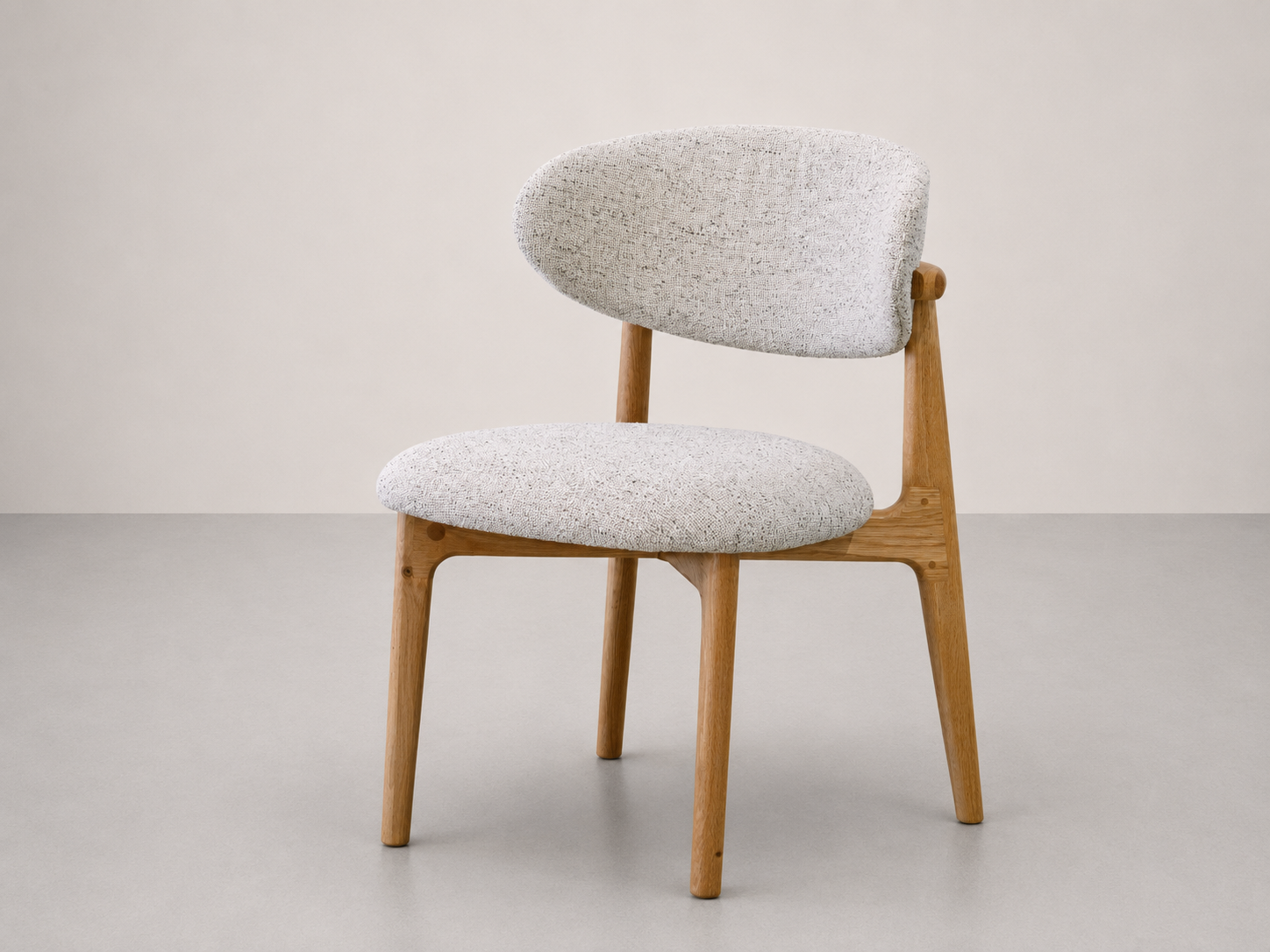 Luma Oak Dining Chair - Bergen Sandstone