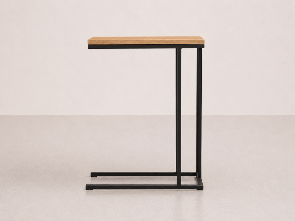 Urban Steel and Oak Laptop Table