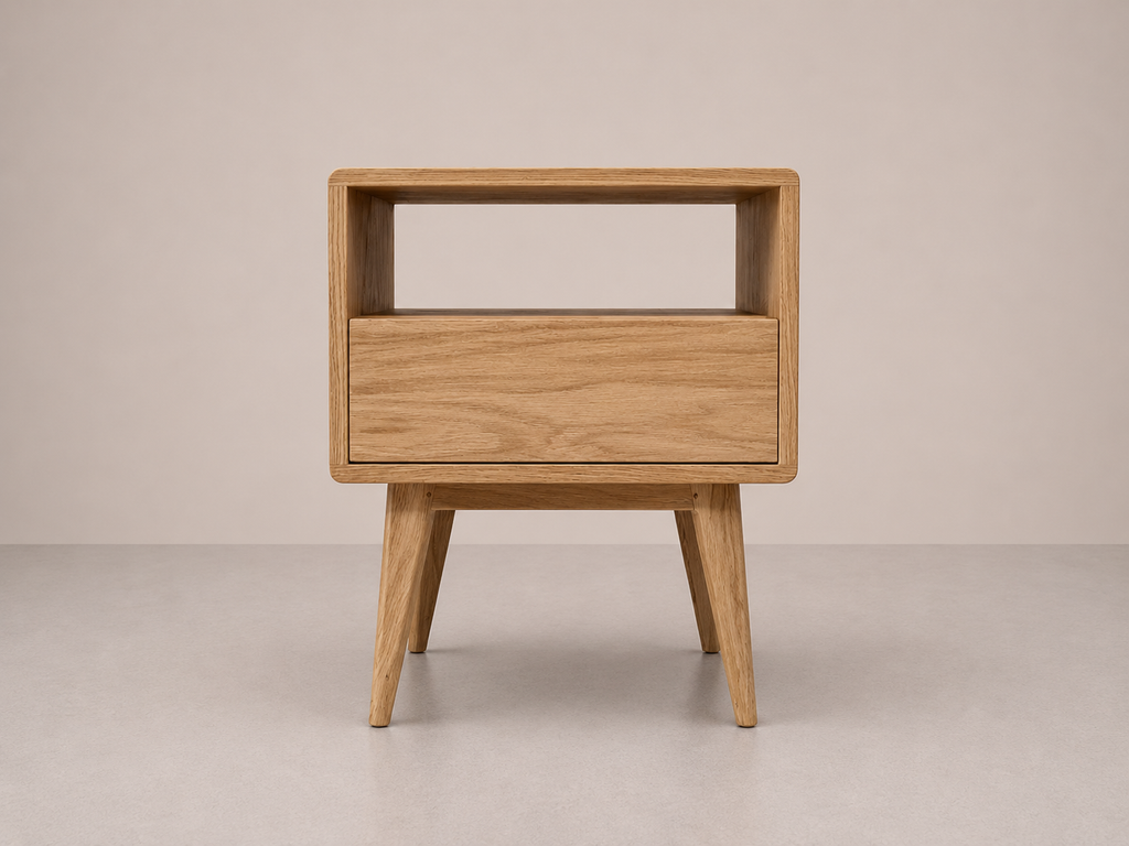 Muse Oak Pedestal