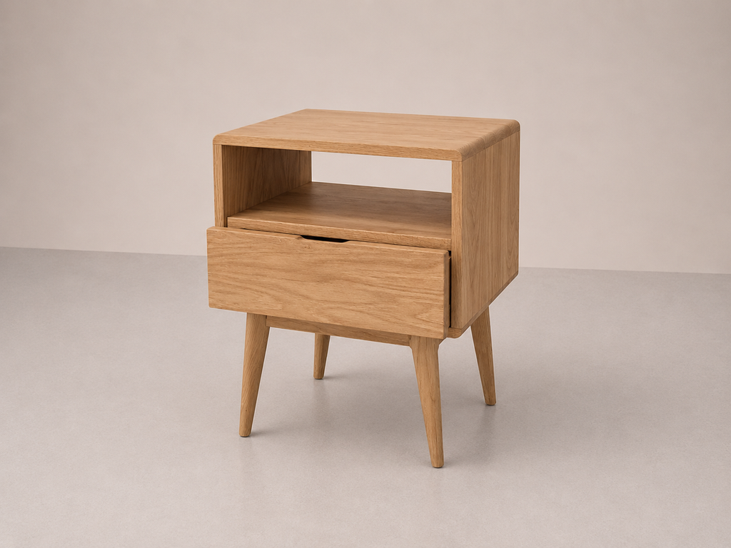 Muse Oak Pedestal