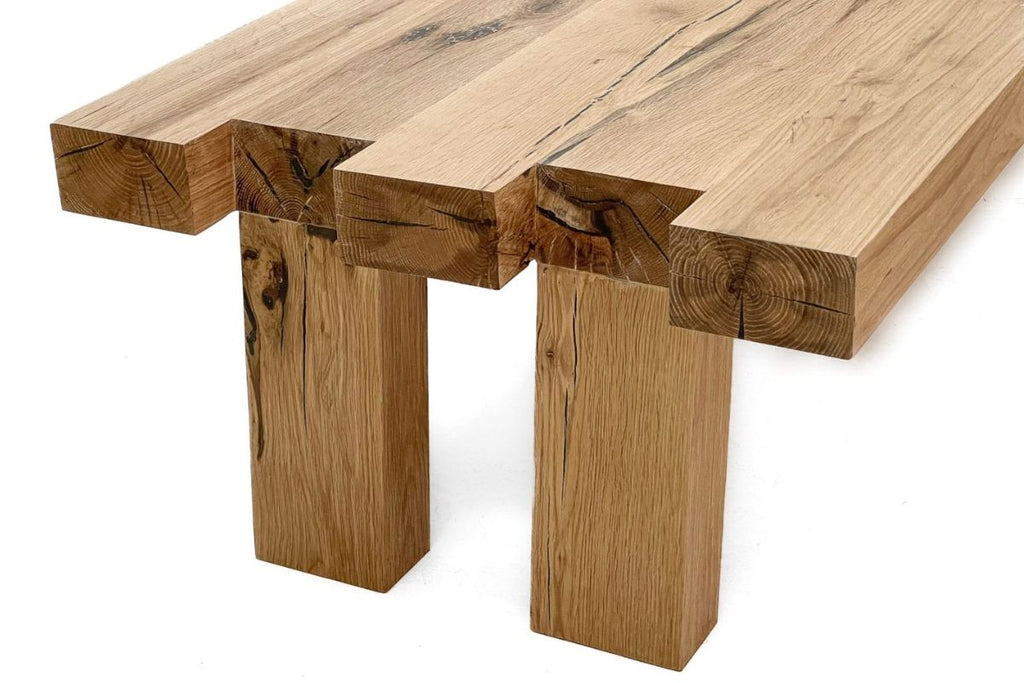 Angle Oak Coffee Table